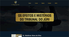Desktop Screenshot of juriwaldiner.adv.br